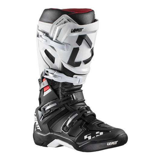 Leatt 5.5 Flexlock Boot - White / Black