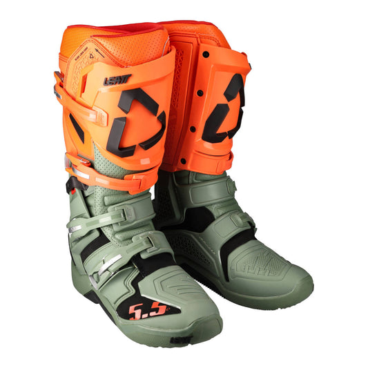 Leatt 5.5 Flexlock Enduro Boot - Cactus